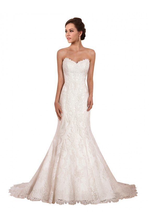 Sweetheart Neckline Sexy Mermaid Lace Wedding Dress Essex