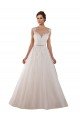 Illusion Sweetheart Neck Ball Gown Tulle Wedding Dress with Lace Bodice Essex