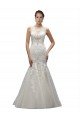 Illusion High Neck Mermaid Lace Wedding Dress Essex
