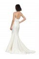 Trumpet Satin Wedding Dress with Sweetheart Lace Bodice Essex