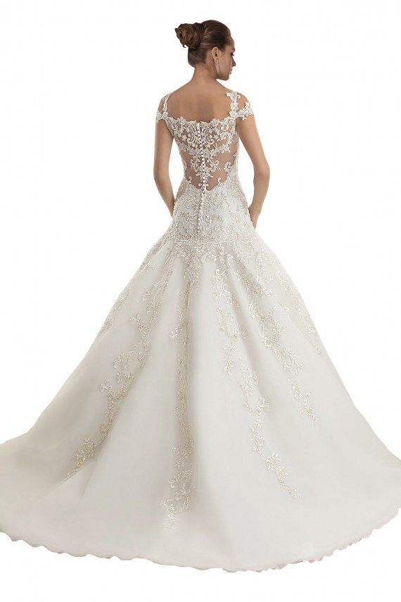 Off the Shoulder Mermaid Lace Tulle Wedding Dress Essex
