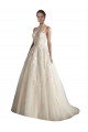 Illusion Neck A-Line Tulle Wedding Dress Essex