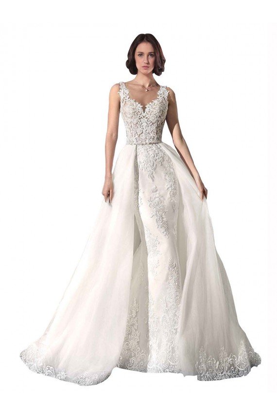 Sweetheart Fit and Flare Tulle Lace Wedding Dress Essex