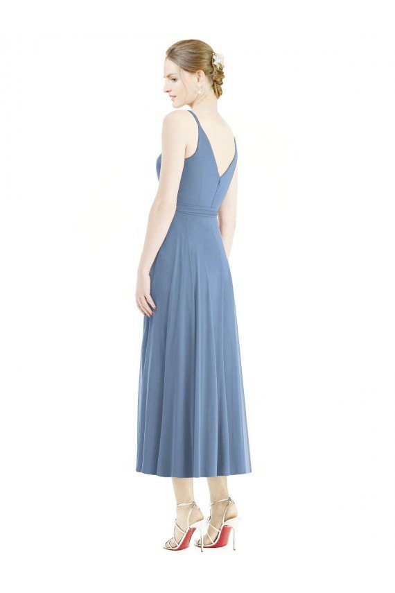 Short Tea Length Chiffon Bridesmaid Dress Essex