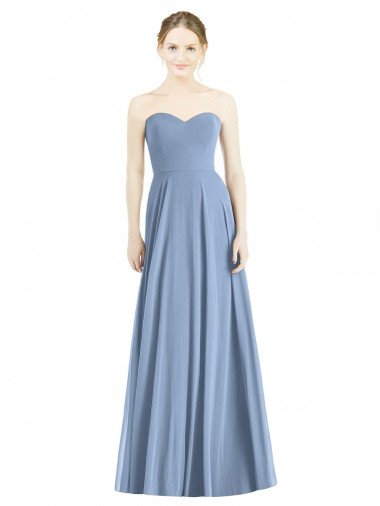 Strapless Sweetheart Chiffon Bridesmaid Dress Essex