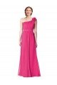 Full Length One Shoulder Chiffon Bridesmaid Dress Essex