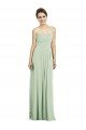 Full Length Strapless Chiffon Bridesmaid Dress with Sweetheart Neckline Essex