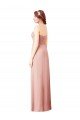 Long Chiffon Sweetheart Bridesmaid Dress with Twist Bodice Essex