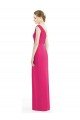One Shoulder Long Chiffon Bridesmaid Dress Essex