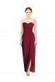 Strapless Sweetheart Long Chiffon Bridesmaid Dress Essex
