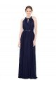 Vintage Full-Length Sleeveless Chiffon Bridesmaid Dress  Essex
