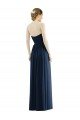 Low Back Draped Strapless Chiffon Formal Bridesmaid Dress  Essex
