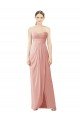 Strapless Sweetheart Long Chiffon Wrap Bridesmaid Dress Essex