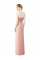 Strapless Sweetheart Long Chiffon Wrap Bridesmaid Dress Essex