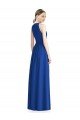 Draped Keyhole Long Chiffon Bridesmaid Dress Essex