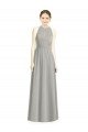 Draped Keyhole Long Chiffon Bridesmaid Dress Essex