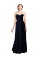 Strapless Chiffon Bridesmaids Dress with a Beaded Lace Sweetheart Bodice Essex