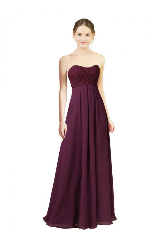 Dreamy Lace Over Chiffon Bridesmaid Dress Essex