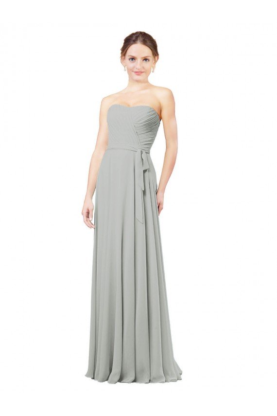 Delicately Draped Chiffon Bridesmaid Dress Essex
