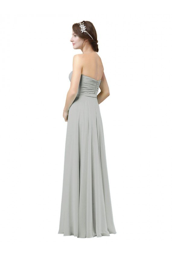 Delicately Draped Chiffon Bridesmaid Dress Essex