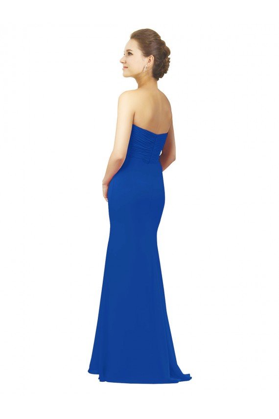 Elegant Chiffon Bridesmaid Dress with Matching Tie Essex