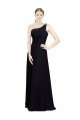 Sweetheart Chiffon Bridesmaid Dress with Beaded One Shoulder Strap Essex