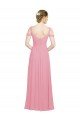 Sweetheart Long Chiffon Bridesmaid Dress with Off the Shoulder Straps Essex