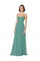 Spaghetti Straps Sweetheart A-Line Chiffon Bridesmaid Dress Essex