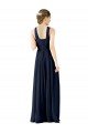 High V-Neck Floor Length Chiffon Bridesmaid Dress Essex