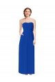 Strapless Sweetheart Keyhole Back Long Chiffon Bridesmaid Dress Essex