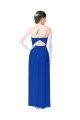 Strapless Sweetheart Keyhole Back Long Chiffon Bridesmaid Dress Essex