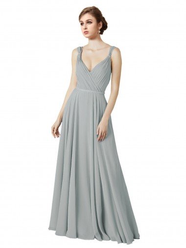 Figure Flattering Chiffon Bridesmaid Dress with Beaded Detail Essex