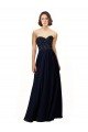 Long Chiffon Sweetheart Neckline Bridesmaid Dress with Beading Essex