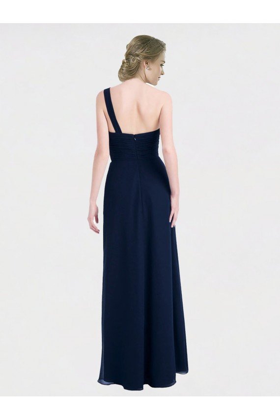 Full Length Long Chiffon Bridesmaid Gown with Sweetheart Neckline Essex