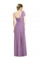 Flutter Sleeves One Shoulder Long Chiffon Bridesmaid Dress Essex