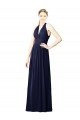 V-Neck Halter Long Open Back Chiffon Bridesmaid Dress Essex