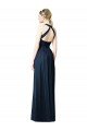 V-Neck Halter Long Open Back Chiffon Bridesmaid Dress Essex