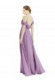 Off the Shoulder Open Cowl-Back Maxi Bridesmaid Dress Essex
