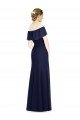 Off the Shoulder Full-Length Trumpet Chiffon Bridesmaid Dress Essex