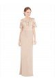 Off the Shoulder Sleeves Sheath Chiffon Bridesmaid Dress / Prom Dress Essex