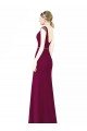 Slim Chiffon Bridesmaid Dress with Embellished Capped Sleeves Essex