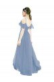 Pleated One Shoulder A-Line Chiffon Bridesmaid Dress Essex
