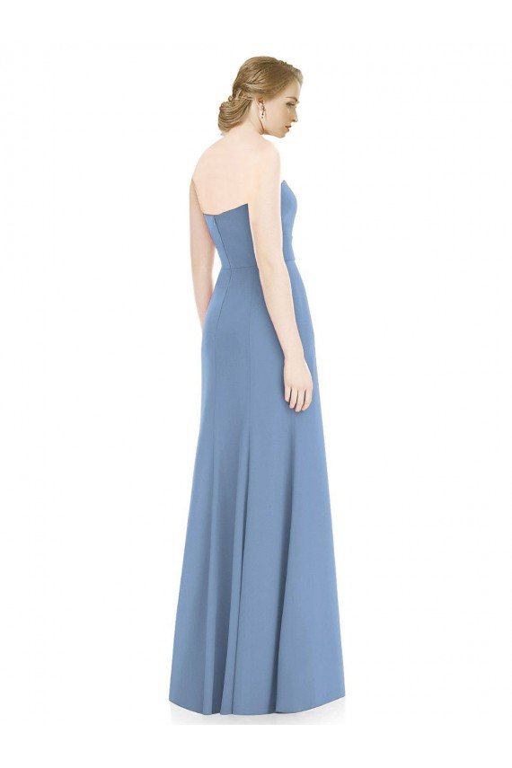 Draped Strapless Sweetheart Trumpet Chiffon Bridesmaid Dress Essex
