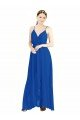 Sleeveless Surplice Chiffon Bridesmaid Dress with Spaghetti Straps Essex