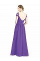 Off the Shoulder Cap Sleeves Chiffon Bridesmaid Dress with Pleats Essex