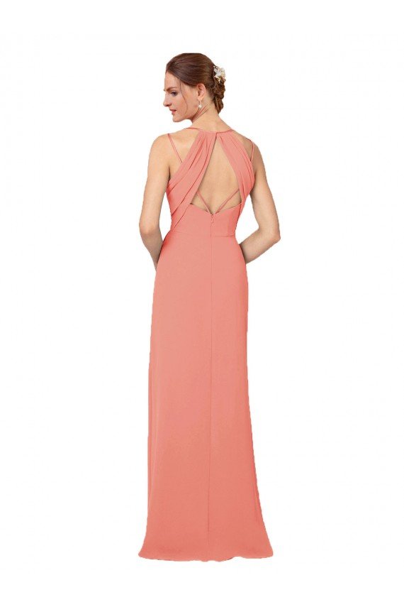 Flirty Chiffon Bridesmaid Dress with Modern Back Detail Essex
