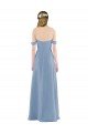 Sweetheart Neckline Chiffon Off-the-Shoulder Bridesmaid Dress Essex