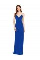 Chiffon Bridesmaid Dress with Deep V-Neck and Spaghetti Straps Essex