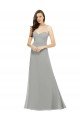 Chiffon Bridesmaid Dress with Sweetheart Neckline and Adjustable Straps Essex