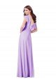 Flutter Sleeves V-Neck Chiffon Bridesmaid Dress Essex